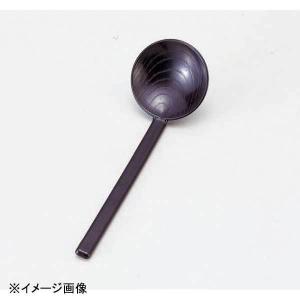 若泉漆器 亀甲レンゲ 濃茶 1-773-18