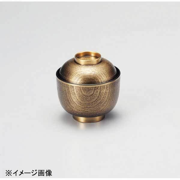 若泉漆器 3寸千筋ケヤキ小吸椀 金彫 W-12-80
