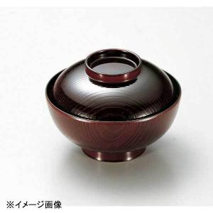 雑煮椀 煮物椀 黒内朱塗り 古典のし 会津漆器 お好み椀 蓋付き 会津