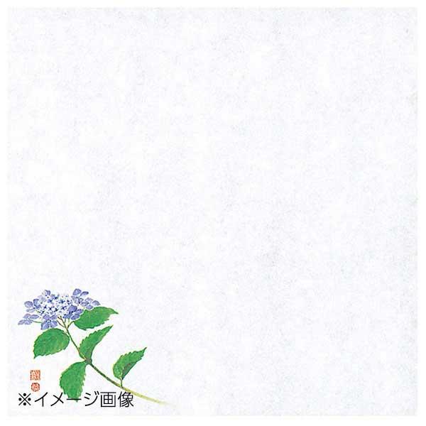 ヤマコー 用美 4寸御所の花 耐油天紙 紫陽花 (100枚入) 65819