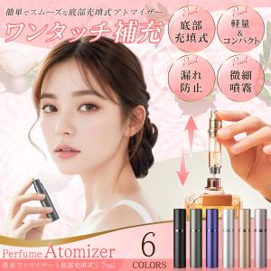 香水アトマイザー 底部充填 漏れ防止設計 携帯...の詳細画像1