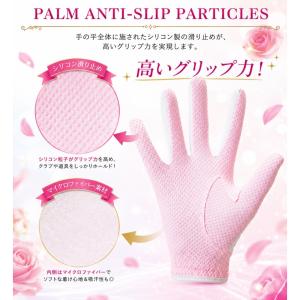 ゴルフグローブ レディース 両手用 UVカット...の詳細画像4