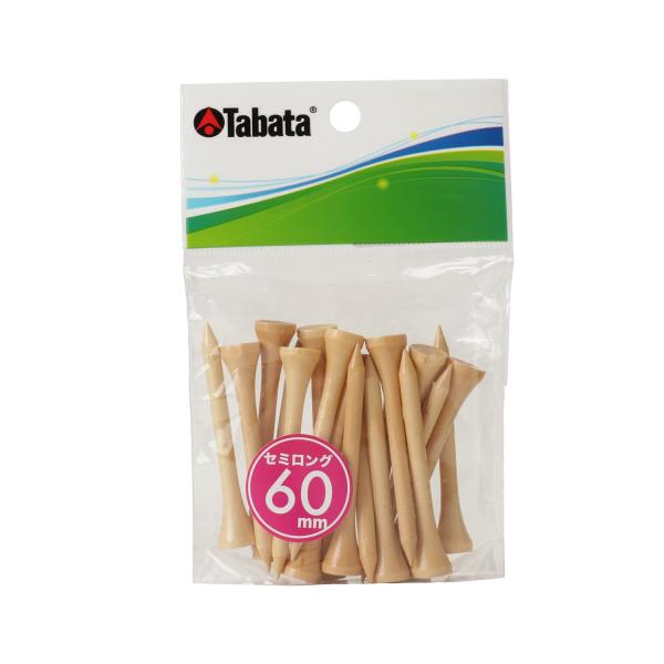 Tabata(タバタ) ゴルフ ティー ロングティー ウッドティー ロング 白木ティー セミロング ...
