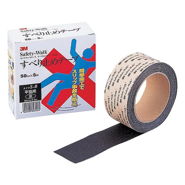 3M 滑り止めテープ 転倒防止 平面 屋内外 セーフティ・ウォーク タイプSB 黒 幅50mmX5m...