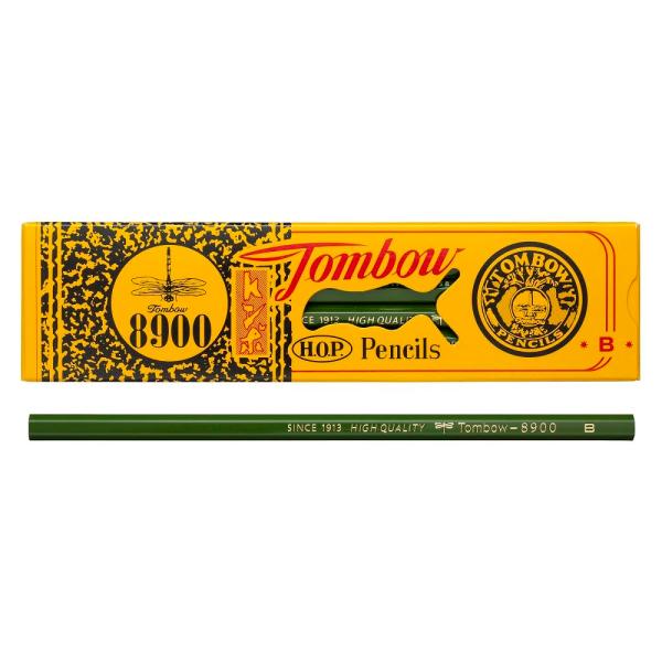トンボ(Tombow) 鉛筆 8900 B 1ダース 8900-B