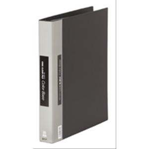 キングジム クリアーファイル カラーベース 差替式 A4S 139W 黒