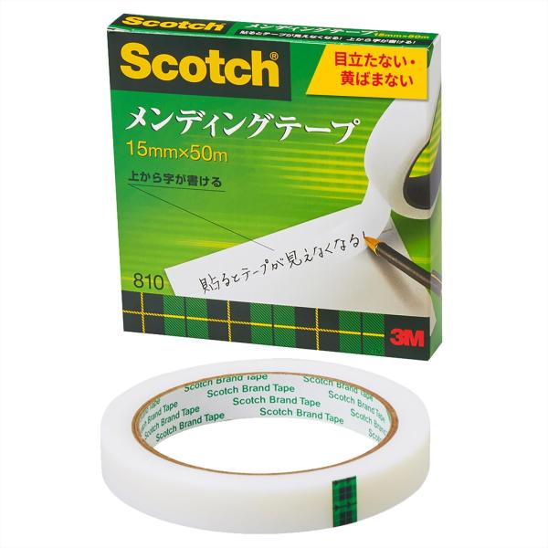 3M スコッチ テープ メンディングテープ 15mm×50m 大巻 810-3-15