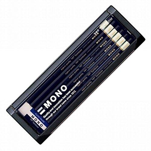 トンボ鉛筆 高級鉛筆 HB MONO (超微粒子芯のハイスタンダード鉛筆) MONO消しゴム付き 製...