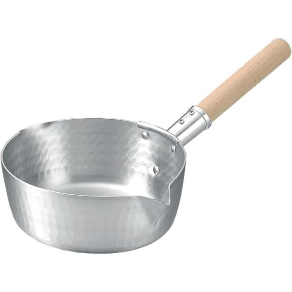 アルミ製 雪平鍋カラス口 右手用 21cm AP-40321