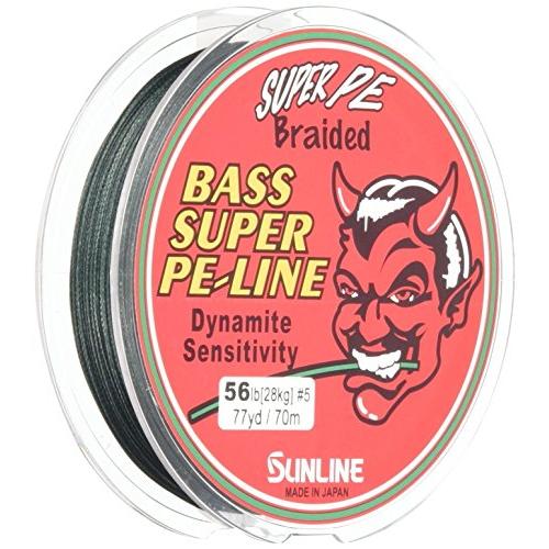 サンライン(SUNLINE) PEライン バス スーパー 70m 5号 56lb ディープグリーン