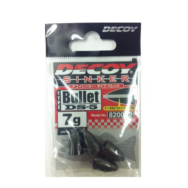 カツイチ(KATSUICHI)デコイシンカー バレットタイプ DS-5 7g