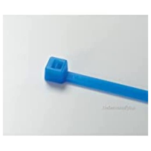 ヘラマンタイトン カラータイ 幅2.5×長さ100mm 1000本入 屋内使用 T18RBLU