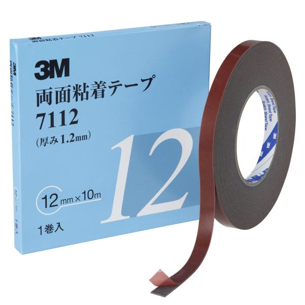 スリーエム(3M) 3M 両面粘着テープ 7112 12mm幅x10m 7112 12 AAD