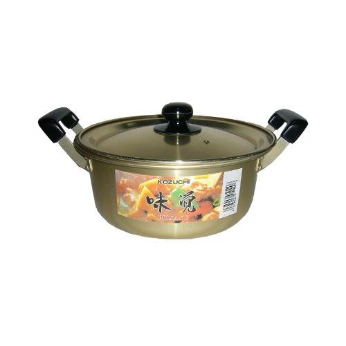 前川金属工業所 味覚鍋(本蓚酸アルマイト)14cm