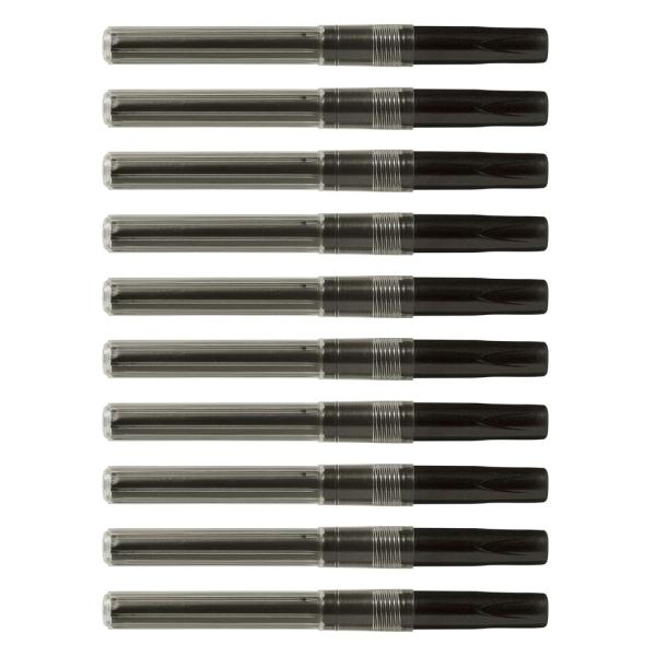 ぺんてる マーカー専用インキカートリッジ ハンディS XNR3-A 10本セット 黒