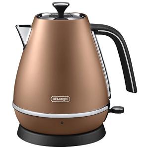 デロンギ(DeLonghi) ディスティンタコレクション 電気ケトル スタイルコッパー 1.0L 空だき防止 自動電源オフ KBI1200J-CP｜laconc21