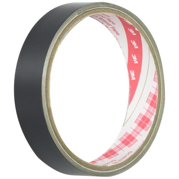 3M 絶縁機能付き黒色導電アルミ箔テープ No.AL-37BLK 20mm幅x3m