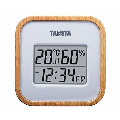 タニタ(Tanita) デジタル温湿度計 ナチュラル TT-571
