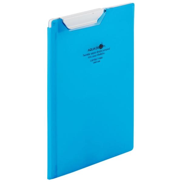 リヒトラブ クリップファイル A5 青 F5065-8