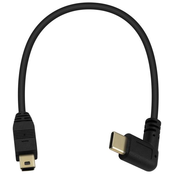 Maxhood Mini USB to USB Cケーブル, 金メッキUSB ミニB to Type...