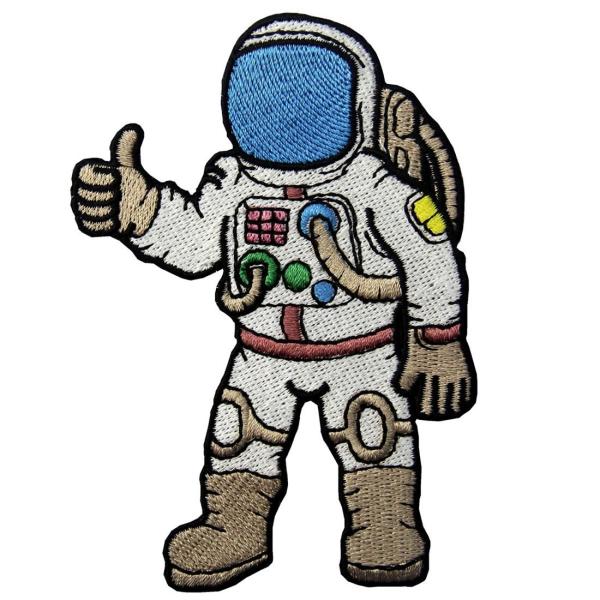 宇宙飛行士スペースへの旅刺繍のバッジのアイロン付けまたは縫い付けるワッペン