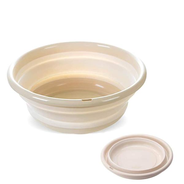 RULAYMAN 洗面器 折りたたみ 洗い桶 たらい バケツ 3L 折り畳み 湯おけ シリコン 洗濯...