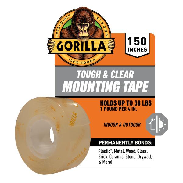 Gorilla (ゴリラ) タフ&amp;クリア 両面XLマウントテープ