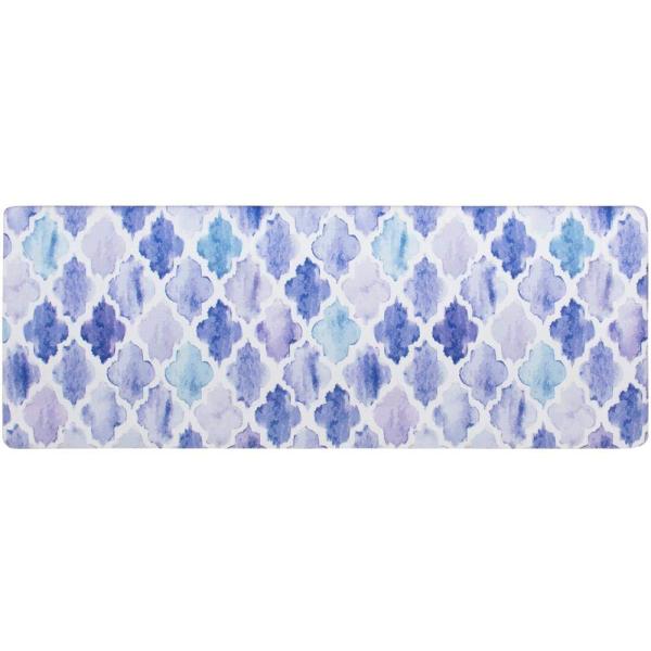 ヨコズナクリエーション(Yokozuna) キッチンマット ブルー 約45×120cm