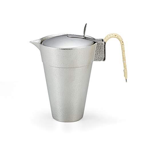 【能作 和紙でラッピング】 蓋付ちろり S