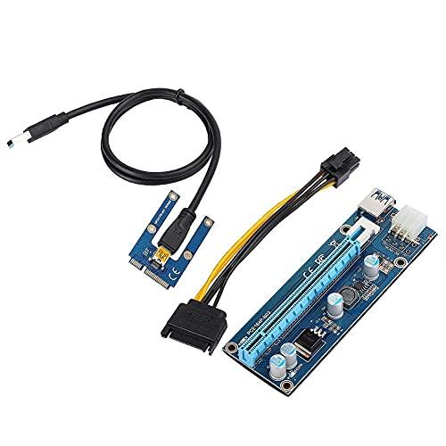 MiniPCI-E16Xアダプター PCI-E 16x に変換 エクステンダー マイニング USB ...