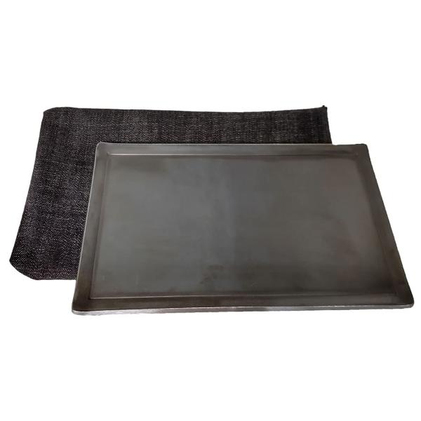 黒皮鉄板 Mサイズ 鉄板 キャンプ アウトドア 収納ケース付き 4.5mm極厚 日本製 13.5cm...