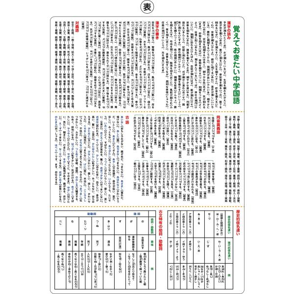 受験A4下敷き (国語)