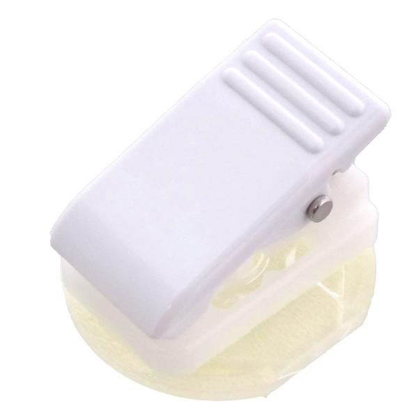 [大王製作所] 回転クリッキー 安全ピン 両面テープ付き 回転機能付き 名札用クリップ 10個入り ...