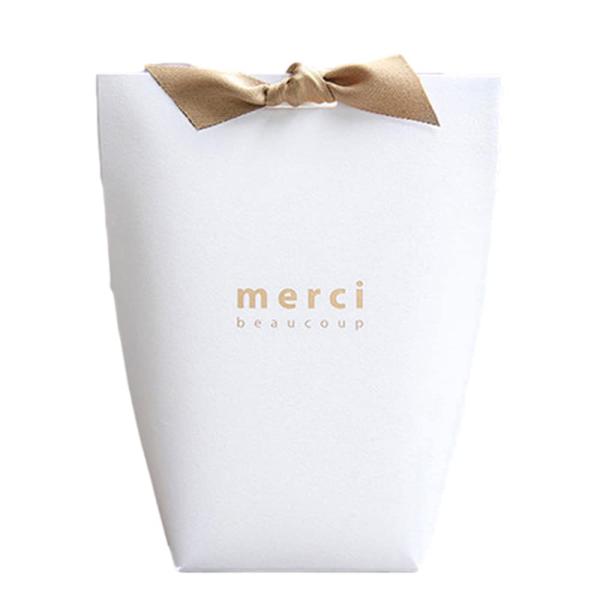 【トゥルーハーツ】ラッピング 袋 ギフトボックス リボン付き 10枚 ギフトバッグ プレゼント おし...