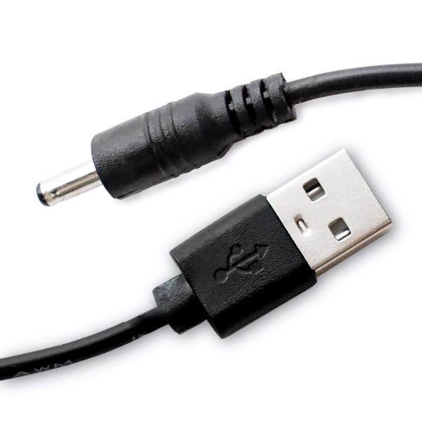 USB DC電源コード DCプラグ 3.5mm 1.35mm 81cm 0.5 A対応 給電 充電 ...