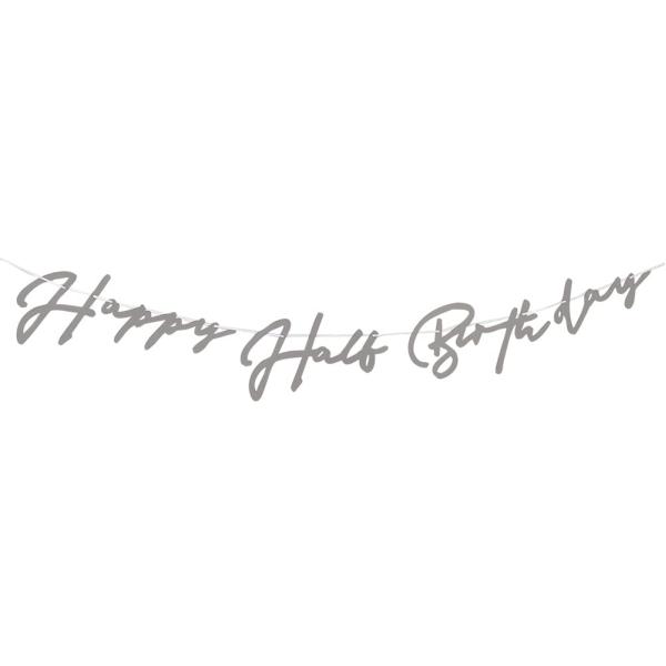 regalo ハーフバースデー レターバナー ガーランド 飾り ハッピーバースデー HAPPY HA...