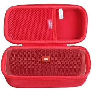 Hermitshell 専用保護収納ケース対応JBL Flip6/JBL Flip5 Bluetoothスピーカー (レッド)｜laconc21