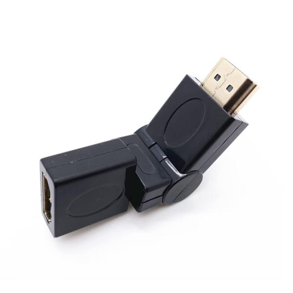 3D対応 HDMI (メス) - HDMI (オス) 延長コネクタ HDMI 変換アダプタ