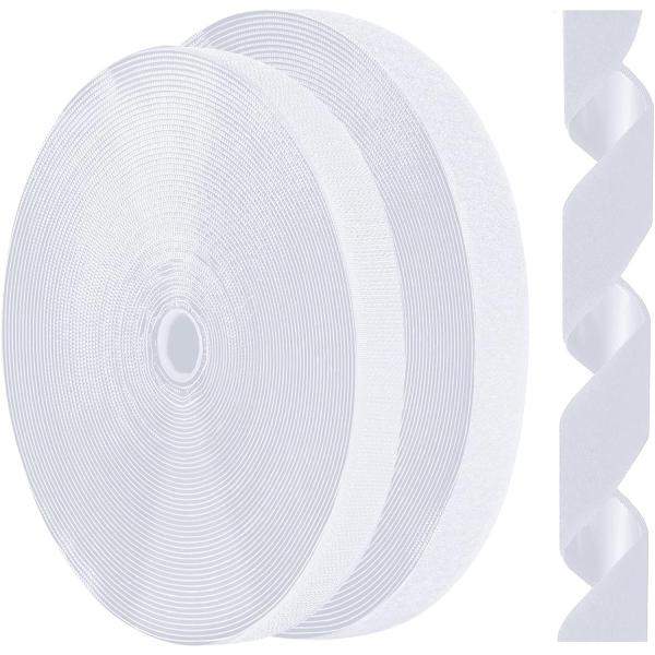 面ファスナー 両面テープ付き 超強力マジック貼付テープ 粘着力強い 防水 耐熱 DIY用 網戸用 車...