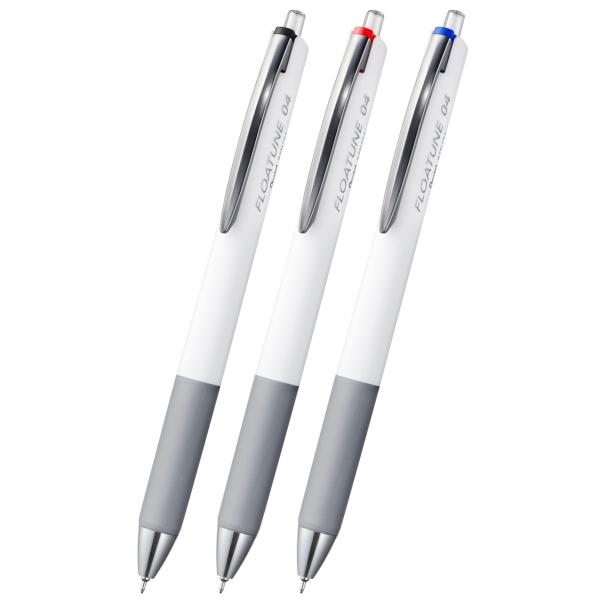 ぺんてる 油性 ボールペン フローチューン 0.4mm 黒 赤 青 3本 BZN204-3AMZ