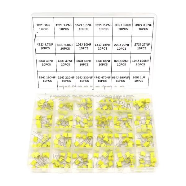 zmart 240個 補正コンデンサ アソートキット 24値 x 10個 100V 102J-105...