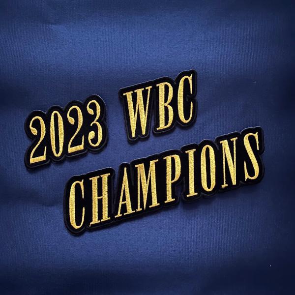 【WBC 応援 刺繍ワッペン 2023 WBC CHAMPIONS ブロック体Ver.】2023年/...