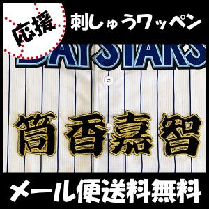 メール便送料無料】千葉 ロッテ マリーンズ 刺繍ワッペン 安田 応援歌
