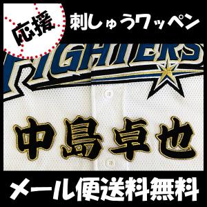 メール便送料無料】ソフトバンクホークス 刺繍ワッペン 柳町 名前/柳町