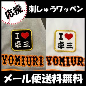 メール便送料無料】納期注意【阪神タイガース 刺繍ワッペン 坂本 応援