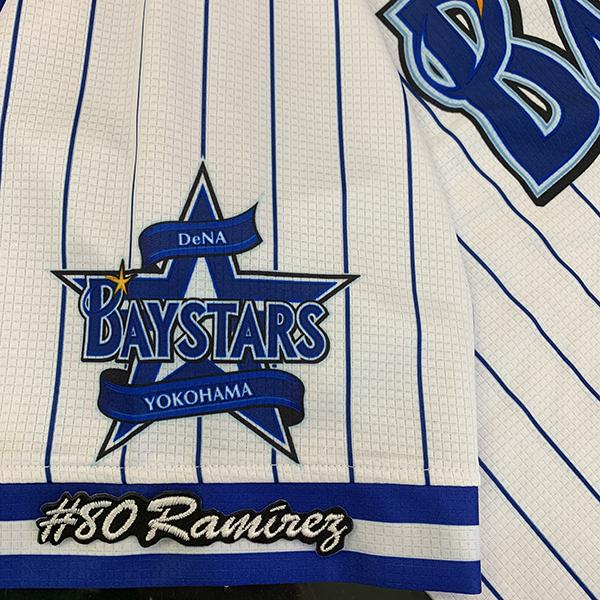 【メール便送料無料】横浜 DeNA ベイスターズ 刺繍ワッペン ラミレス #80 ナンバー/アレック...