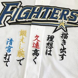 日本ハム 刺繍ワッペン 清宮 サイン付シルエット1】清宮幸太郎/応援歌