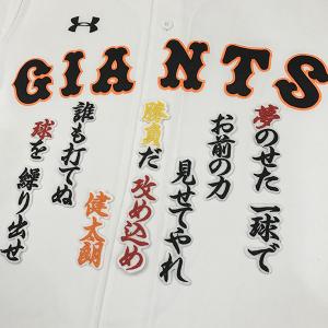 納期注意】読売 ジャイアンツ 巨人 刺繍ワッペン キャベッジ 応援歌