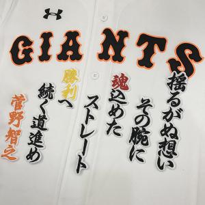 納期注意【読売 ジャイアンツ 巨人 刺繍ワッペン 5点セット】【白】桜