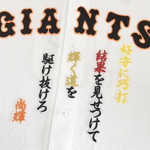 メール便送料無料】読売 ジャイアンツ 巨人 刺繍ワッペン 大城 応援歌